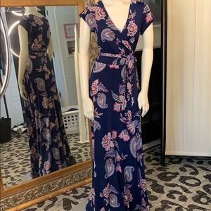 Janette Faux wrap dress size small